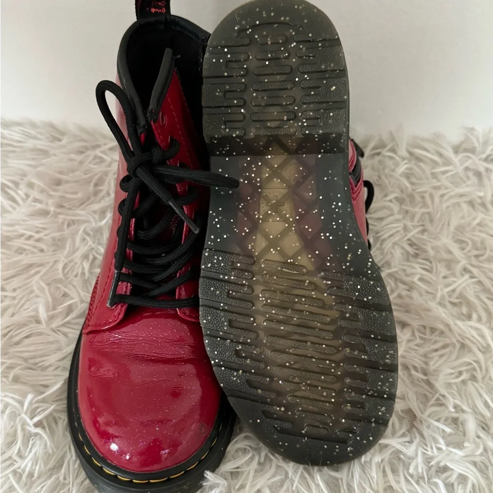 Dr Martens Glitter LaceUp Boots - Picture 10 of 12